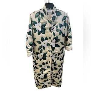 National Wildlife Federation Quilt Long Robe magnolia oversized Plush Comfy Warm
